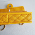 Chanel French Riviera Flap Yellow Grained Calfskin with Silver Hardware #RSLR-1 - Image 13