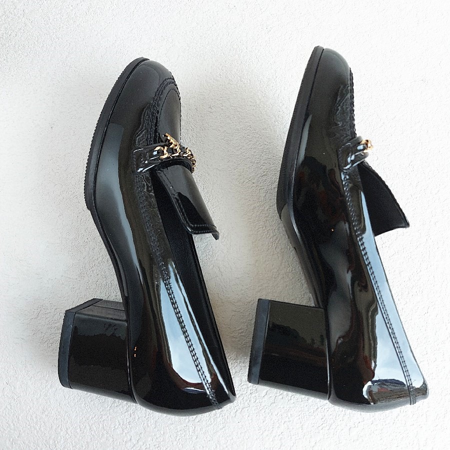 Chanel-Loafers-Size37.5C-Black-Patent-Leather-Shoes #RSUC-2 (7)