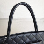 Chanel Medallion Bag Black Grained Calfskin with Silver Hardware #RSLO-1 - Image 14