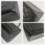 Chanel Medallion Bag Black Grained Calfskin with Silver Hardware #RSLO-1 - Image 11