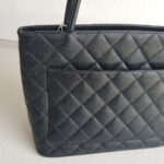 Chanel Medallion Bag Black Grained Calfskin with Silver Hardware #RSLO-1 - Image 4