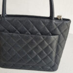 Chanel Medallion Bag Black Grained Calfskin with Silver Hardware #RSLO-1 - Image 5