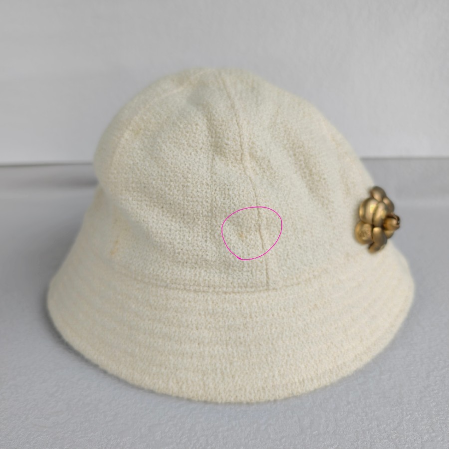 Chanel Tweed Hat Size 56 #RYSR-5 (15)