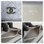 Chanel WOC Wallet On Chain Grey Aged Calfskin with Ruthenium Hardware #RYOC-1 - Image 22
