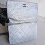 Chanel WOC Wallet On Chain Grey Aged Calfskin with Ruthenium Hardware #RYOC-1 - Image 8