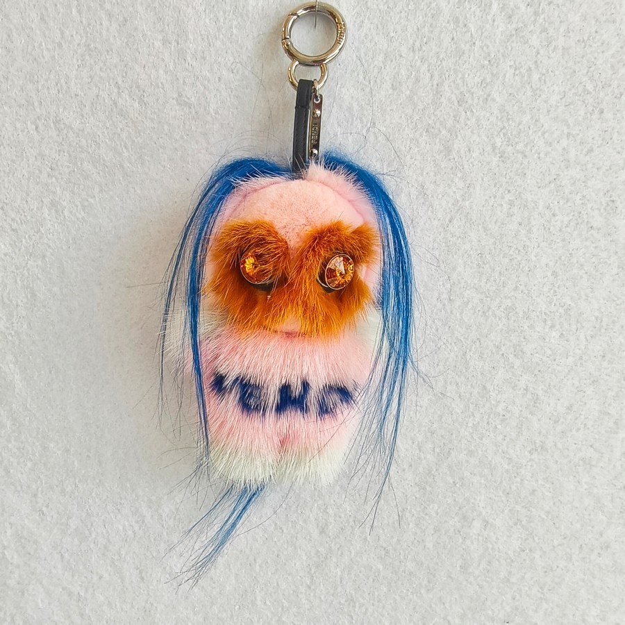 Fendi Piro-Chan Fendirumi Bag Charm and Silver Hardware #RSLY-192