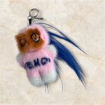 Fendi Piro-Chan Fendirumi Bag Charm and Silver Hardware #RSLY-192
