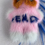 Fendi Piro-Chan Fendirumi Bag Charm and Silver Hardware #RSLY-192 - Image 4