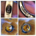 Fendi Piro-Chan Fendirumi Bag Charm and Silver Hardware #RSLY-192 - Image 11