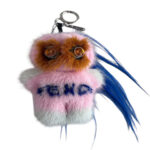 Fendi Piro-Chan Fendirumi Bag Charm and Silver Hardware #RSLY-192 - Image 2