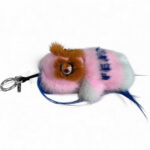 Fendi Piro-Chan Fendirumi Bag Charm and Silver Hardware #RSLY-192 - Image 6