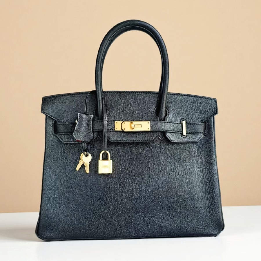 Hermes-Birkin-30cm-Black-Mysore-Leather-and-Brushed-Gold-Hardware #RSEO-1 (1) Hermes Birkin 30cm Black Mysore Leather and Brushed Gold Hardware #RSEO-1