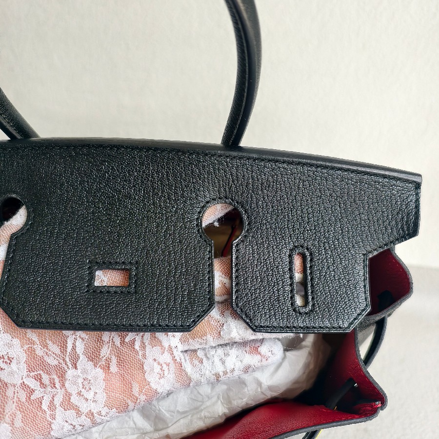 Hermes-Birkin-30cm-Black-Mysore-Leather-and-Brushed-Gold-Hardware #RSEO-1 (12)