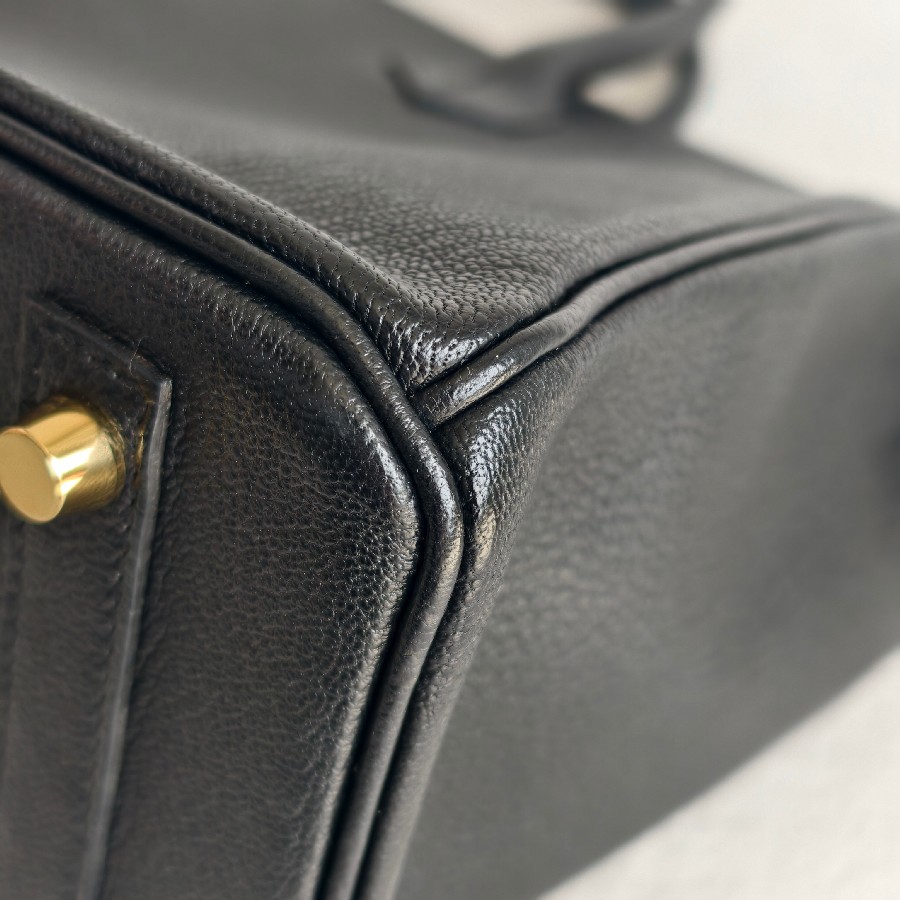 Hermes-Birkin-30cm-Black-Mysore-Leather-and-Brushed-Gold-Hardware #RSEO-1 (17)