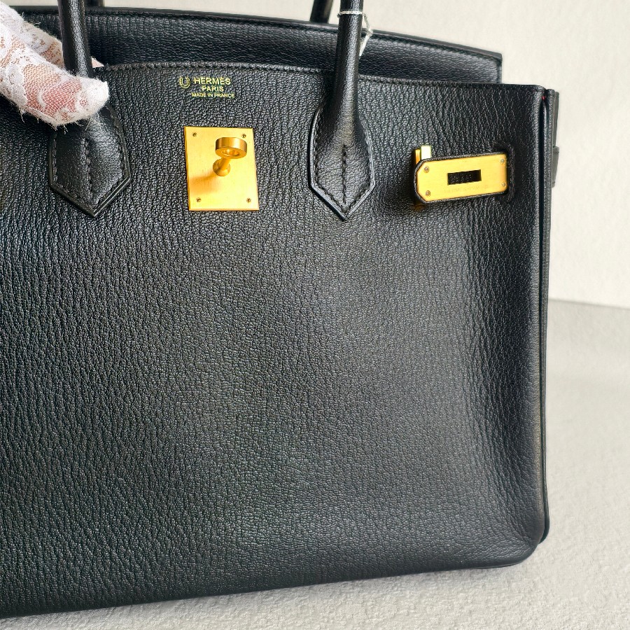 Hermes-Birkin-30cm-Black-Mysore-Leather-and-Brushed-Gold-Hardware #RSEO-1 (21)