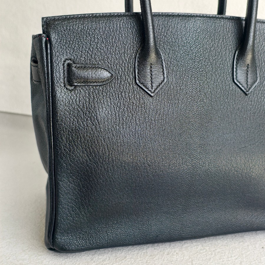 Hermes-Birkin-30cm-Black-Mysore-Leather-and-Brushed-Gold-Hardware #RSEO-1 (24)