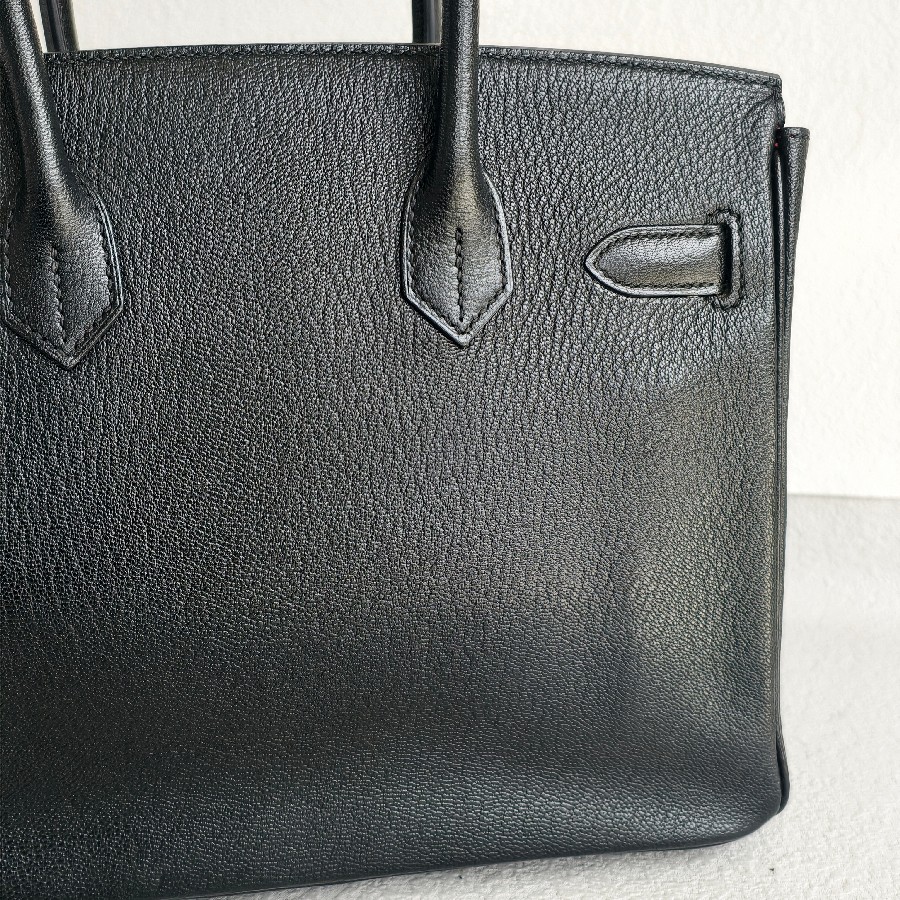 Hermes-Birkin-30cm-Black-Mysore-Leather-and-Brushed-Gold-Hardware #RSEO-1 (25)