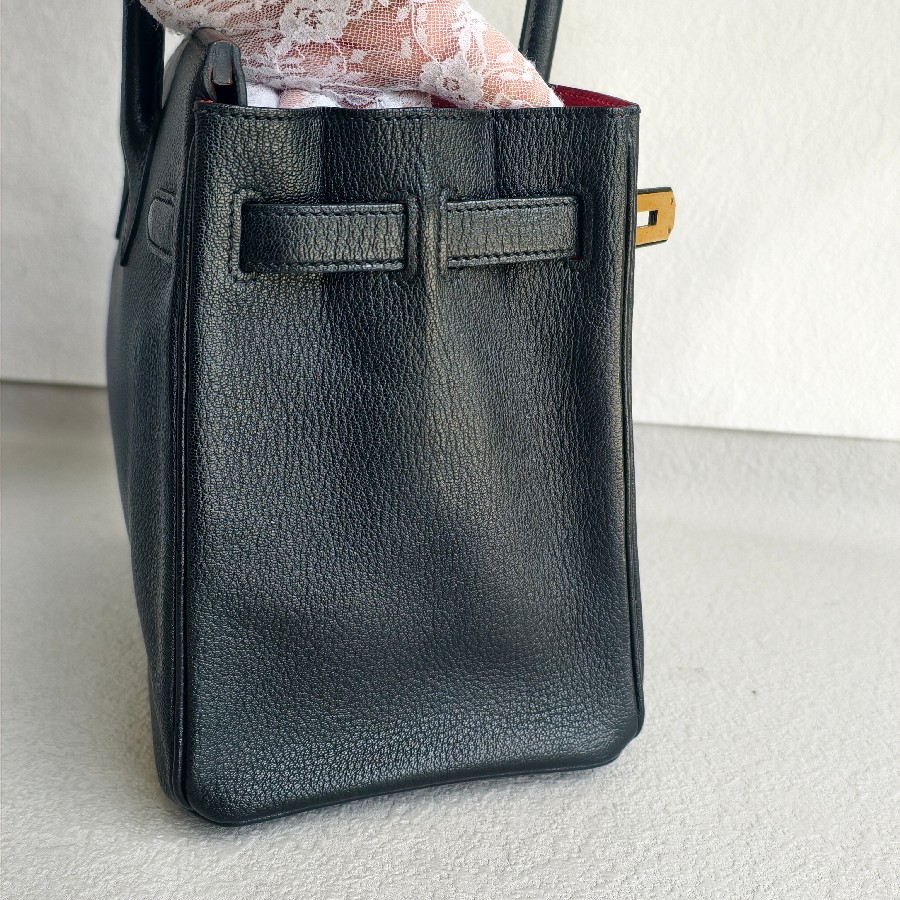 Hermes-Birkin-30cm-Black-Mysore-Leather-and-Brushed-Gold-Hardware #RSEO-1 (26)