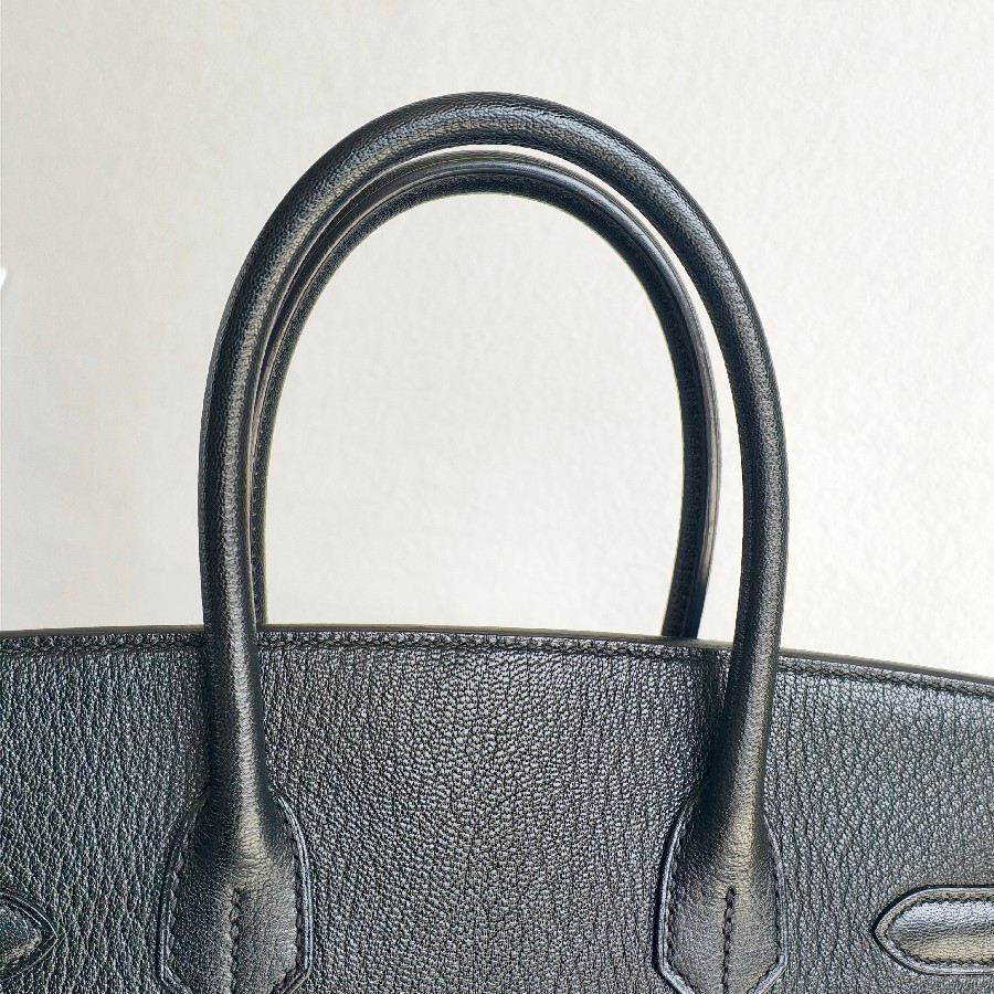 Hermes-Birkin-30cm-Black-Mysore-Leather-and-Brushed-Gold-Hardware #RSEO-1 (28)