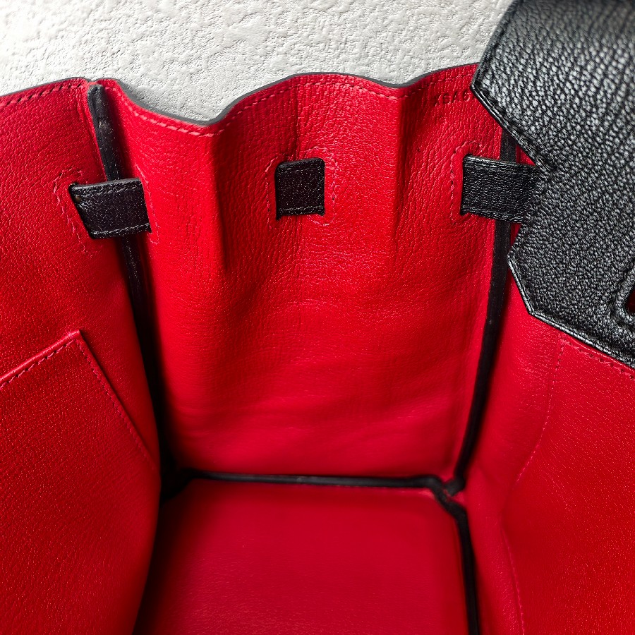 Hermes-Birkin-30cm-Black-Mysore-Leather-and-Brushed-Gold-Hardware #RSEO-1 (40)