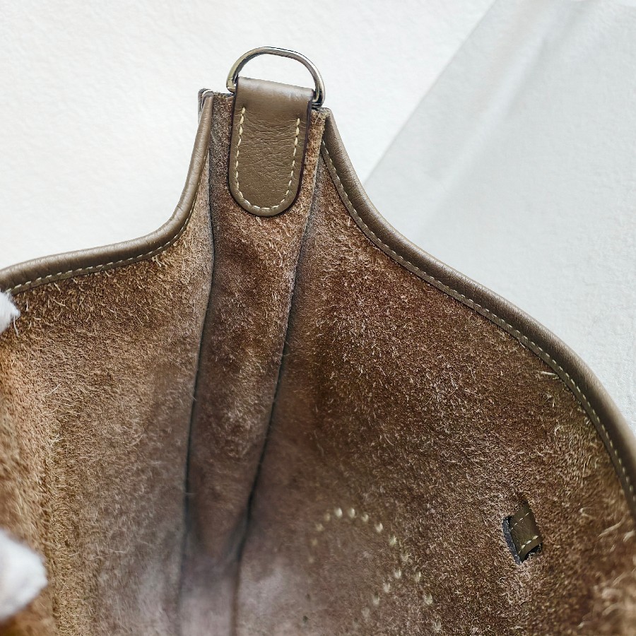 Hermes-Evelyne-III-29cm-Etoupe-Clemence-Leather-with-Palladium Plated Hardware #RSER-1 (13)