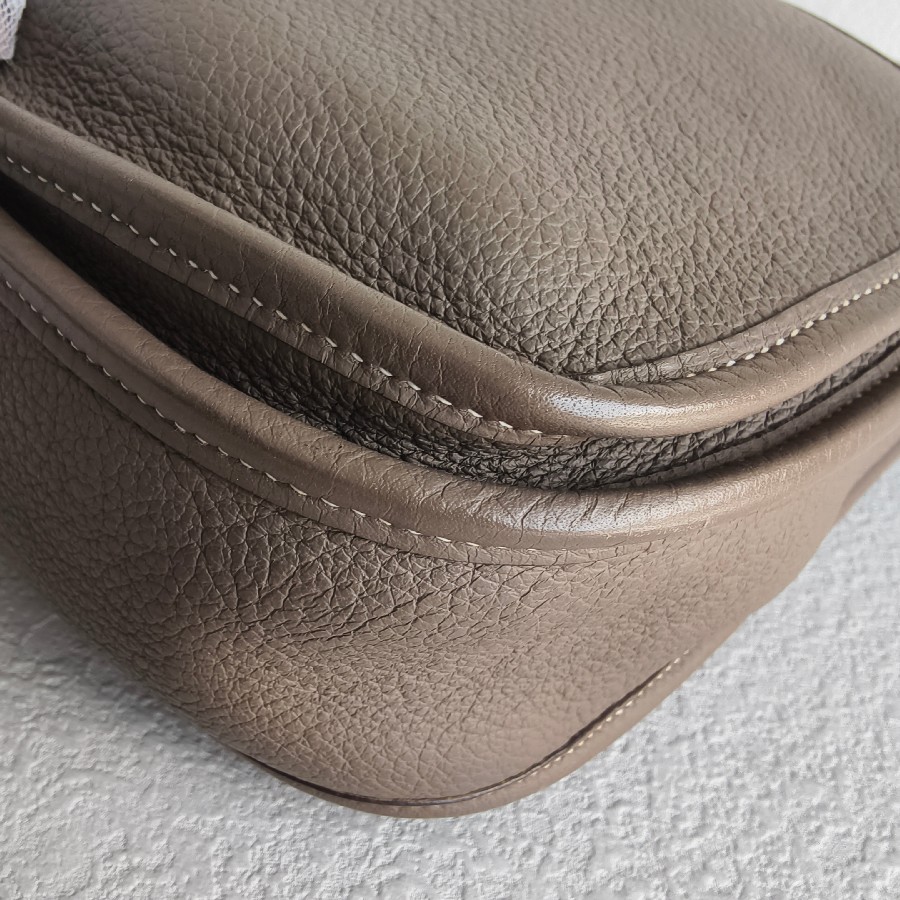 Hermes-Evelyne-III-29cm-Etoupe-Clemence-Leather-with-Palladium Plated Hardware #RSER-1 (16)