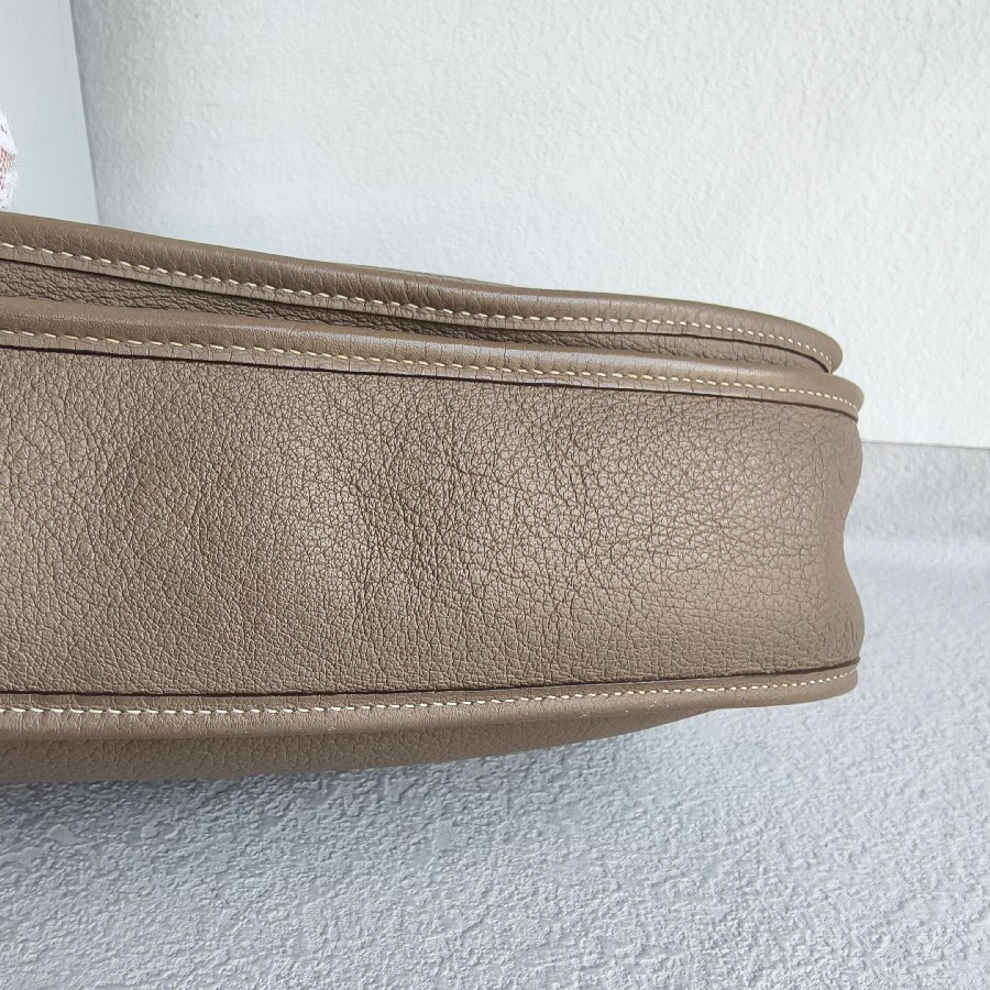 Hermes-Evelyne-III-29cm-Etoupe-Clemence-Leather-with-Palladium Plated Hardware #RSER-1 (20)