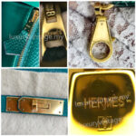 Hermes Kelly 32cm Malachite Green Togo Leather with Gold Plated Hardware #RCRS-3 - Image 24