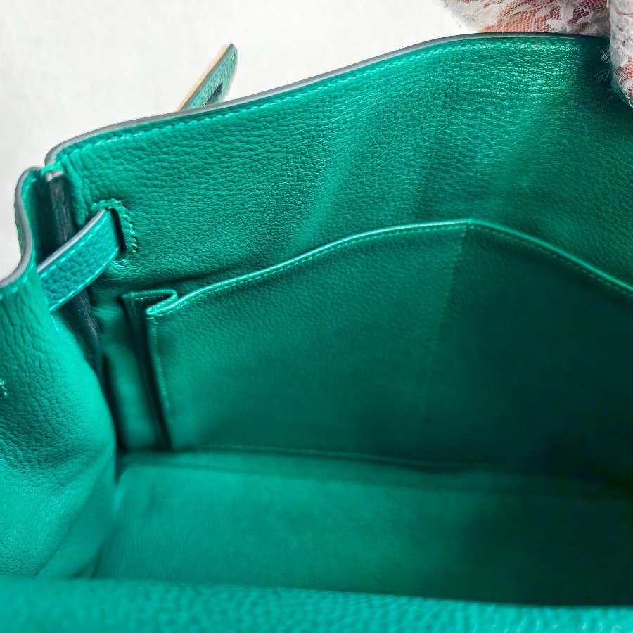 Hermes-Kelly32cm-Malachite-Green-Togo-Leather-with-Gold-Plated-Hardware #RCRS-3 (12)