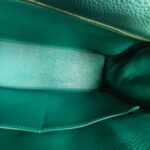 Hermes Kelly 32cm Malachite Green Togo Leather with Gold Plated Hardware #RCRS-3 - Image 36