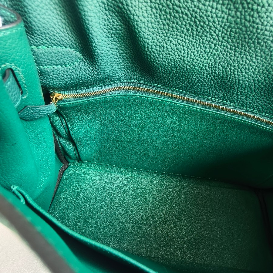 Hermes-Kelly32cm-Malachite-Green-Togo-Leather-with-Gold-Plated-Hardware #RCRS-3 (17)