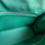 Hermes Kelly 32cm Malachite Green Togo Leather with Gold Plated Hardware #RCRS-3 - Image 32