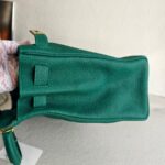 Hermes Kelly 32cm Malachite Green Togo Leather with Gold Plated Hardware #RCRS-3 - Image 9