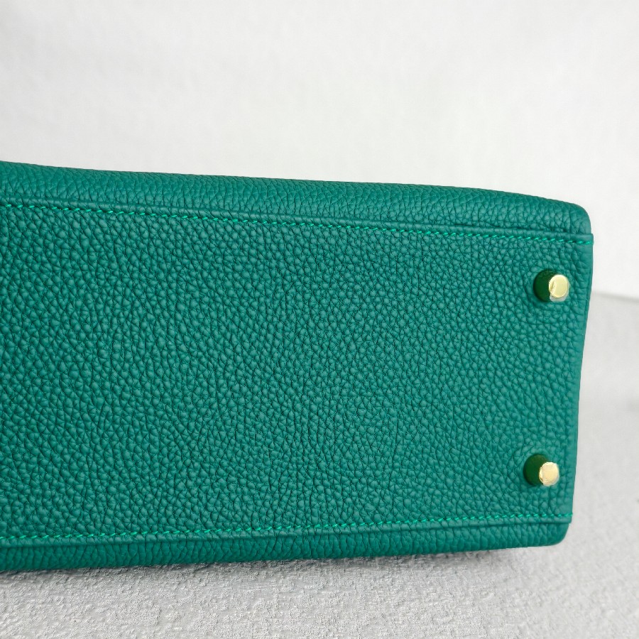 Hermes-Kelly32cm-Malachite-Green-Togo-Leather-with-Gold-Plated-Hardware #RCRS-3 (27)