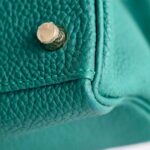 Hermes Kelly 32cm Malachite Green Togo Leather with Gold Plated Hardware #RCRS-3 - Image 13