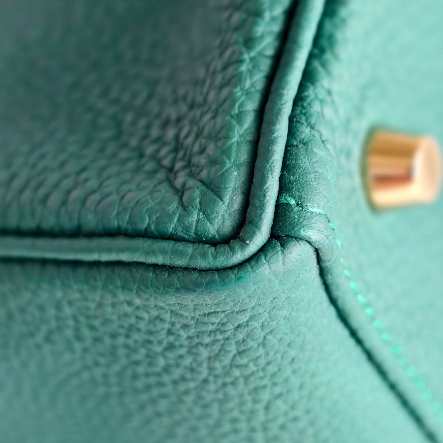 Hermes-Kelly32cm-Malachite-Green-Togo-Leather-with-Gold-Plated-Hardware #RCRS-3 (30)