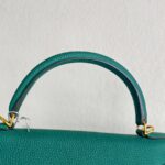 Hermes Kelly 32cm Malachite Green Togo Leather with Gold Plated Hardware #RCRS-3 - Image 18