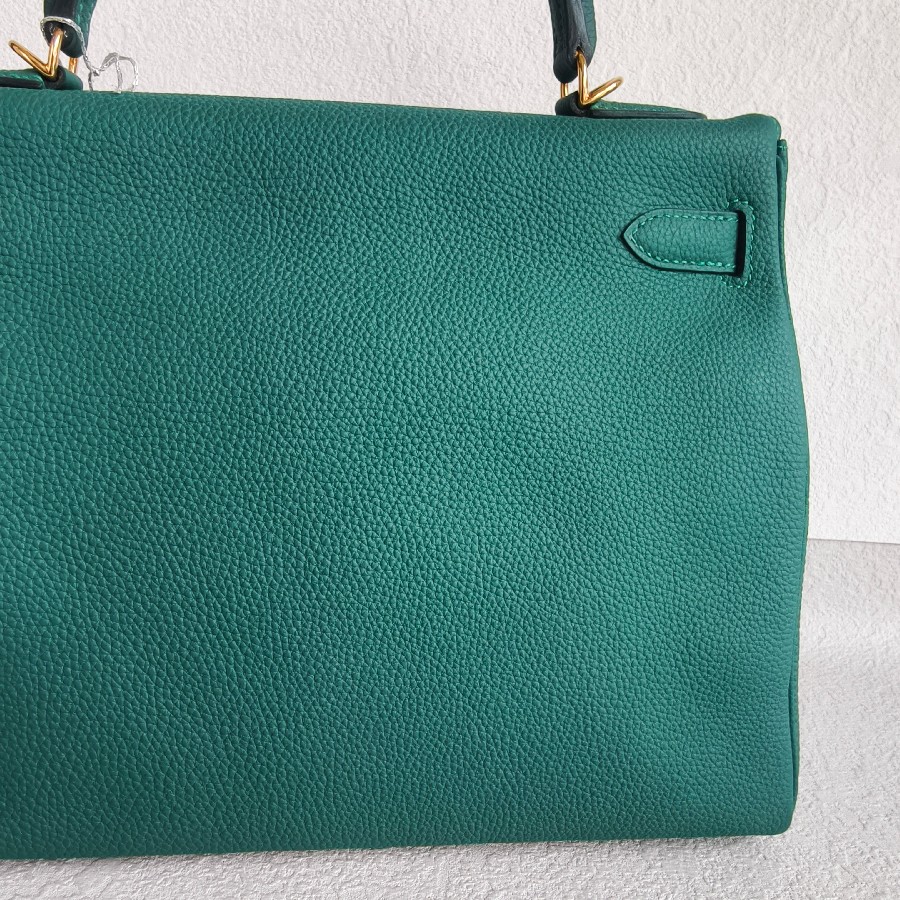 Hermes-Kelly32cm-Malachite-Green-Togo-Leather-with-Gold-Plated-Hardware #RCRS-3 (35)