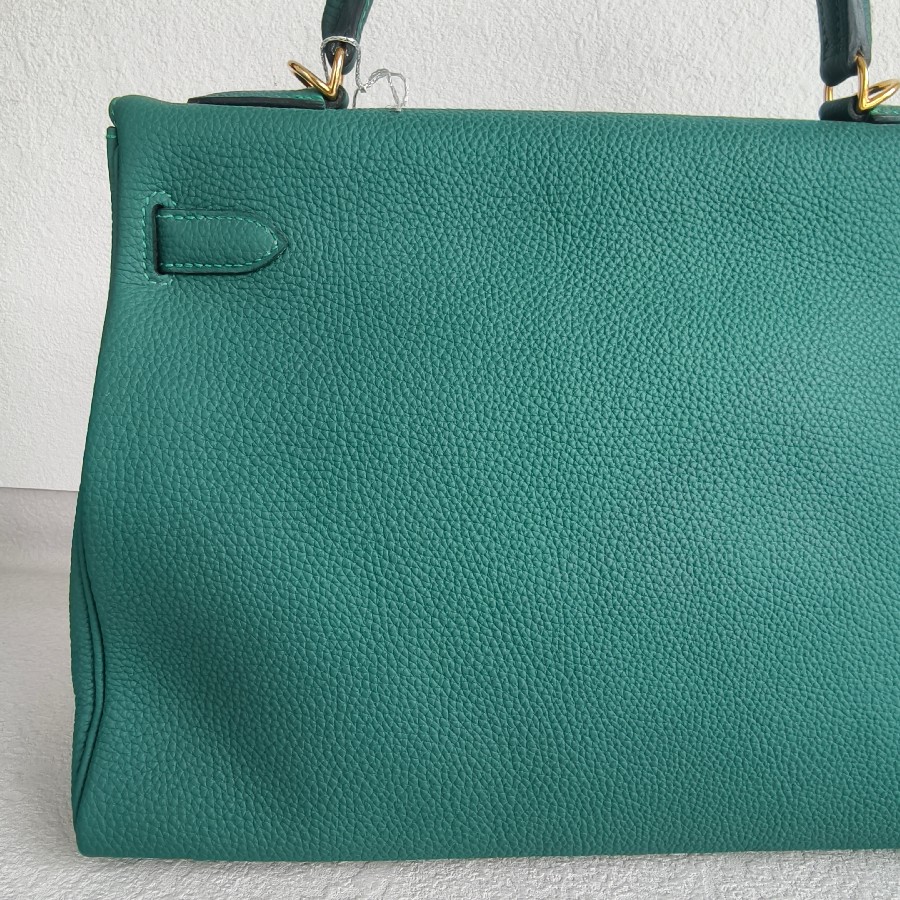 Hermes-Kelly32cm-Malachite-Green-Togo-Leather-with-Gold-Plated-Hardware #RCRS-3 (36)