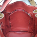 Hermes So Kelly 26 Brown/Sanguine Clemence Leather with Palladium Hardware Bag #RYUR-2 - Image 27
