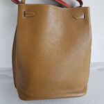 Hermes So Kelly 26 Brown/Sanguine Clemence Leather with Palladium Hardware Bag #RYUR-2 - Image 4