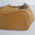 Hermes So Kelly 26 Brown/Sanguine Clemence Leather with Palladium Hardware Bag #RYUR-2 - Image 11