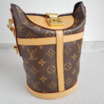 LV Duffle Bag M43587 Brown Monogram Coated Canvas with Leather and Gold Hardware #RCYL-2 - Image 2