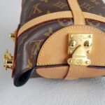 LV Duffle Bag M43587 Brown Monogram Coated Canvas with Leather and Gold Hardware #RCYL-2 - Image 13