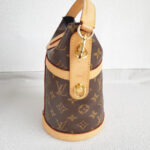 LV Duffle Bag M43587 Brown Monogram Coated Canvas with Leather and Gold Hardware #RCYL-2 - Image 6