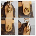 LV Duffle Bag M43587 Brown Monogram Coated Canvas with Leather and Gold Hardware #RCYL-2 - Image 7