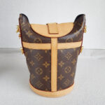 LV Duffle Bag M43587 Brown Monogram Coated Canvas with Leather and Gold Hardware #RCYL-2 - Image 10