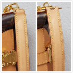 LV Duffle Bag M43587 Brown Monogram Coated Canvas with Leather and Gold Hardware #RCYL-2 - Image 11