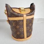 LV Duffle Bag M43587 Brown Monogram Coated Canvas with Leather and Gold Hardware #RCYL-2 - Image 12