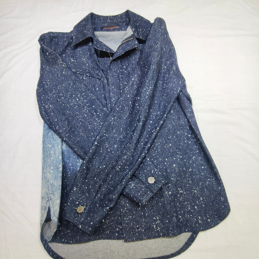 LV Galaxy Denim Jacket Men's Size S #RSLY-61 (11)
